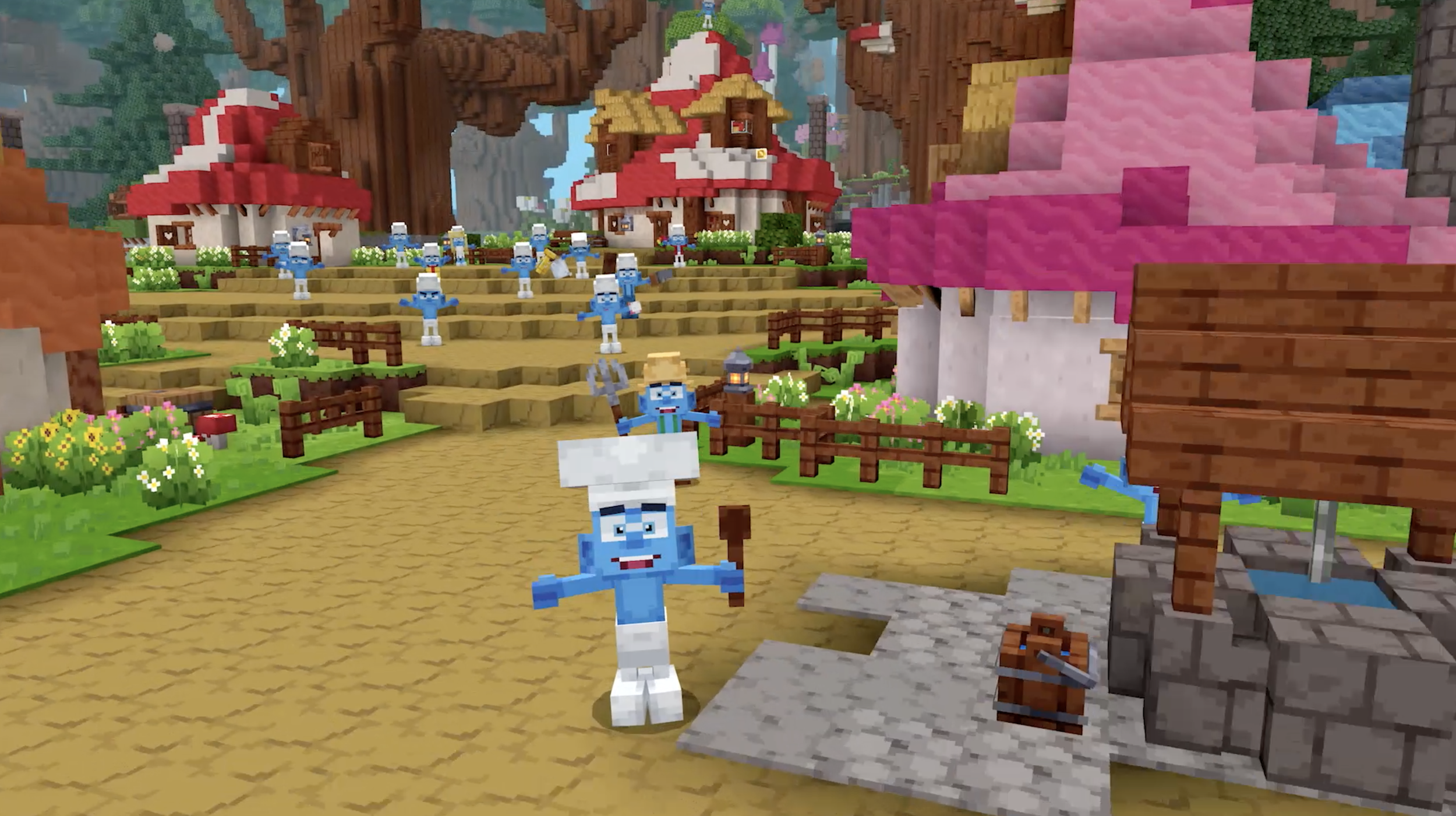 Minecraft x Smurfs DLC