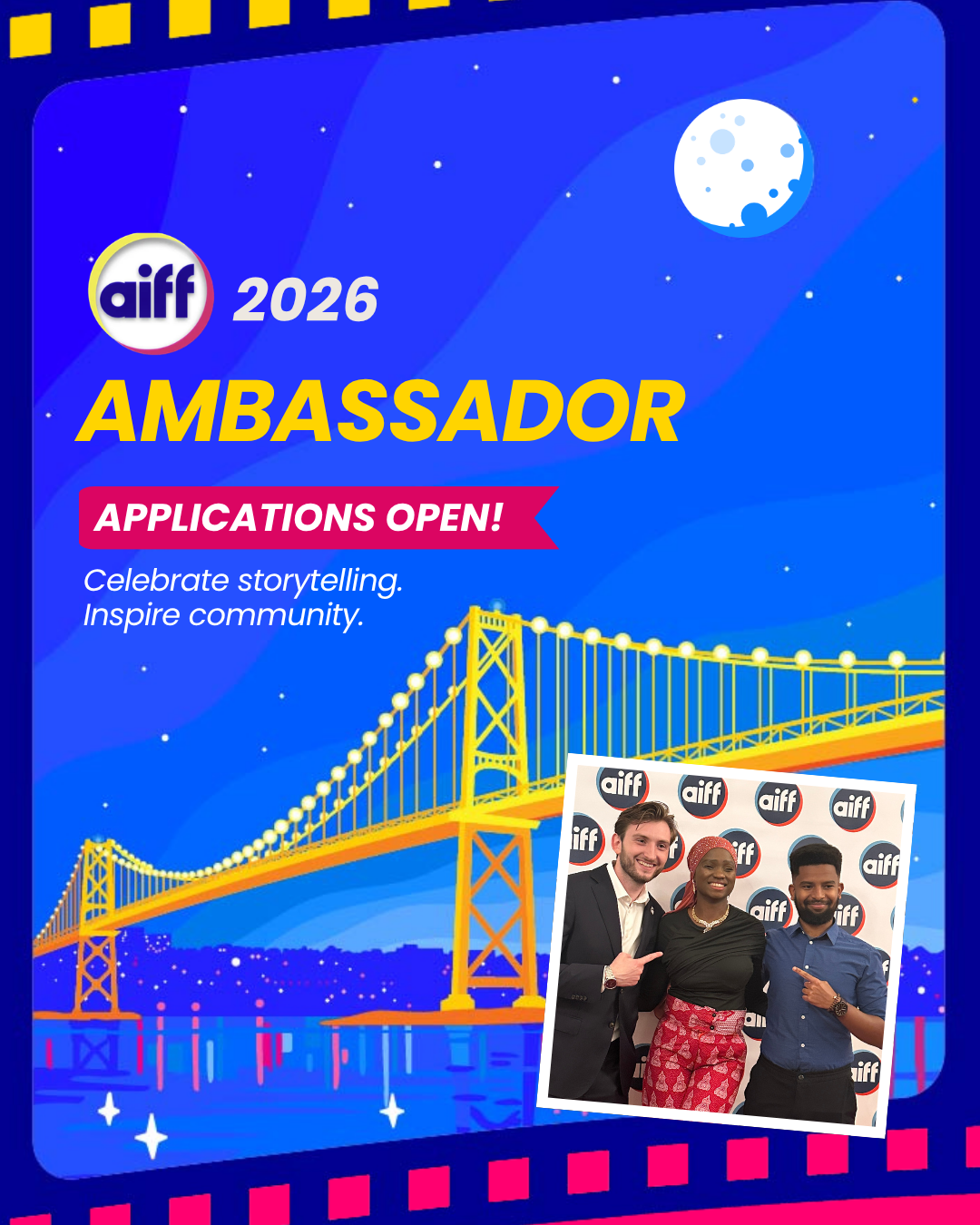Applications for the AIFF 2026 Ambassador Program are now open!
