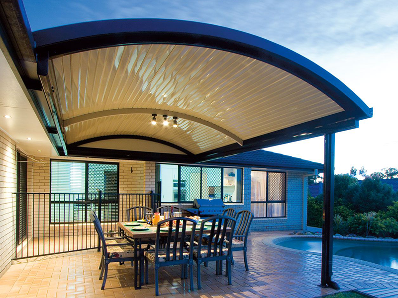 Curved Pergola