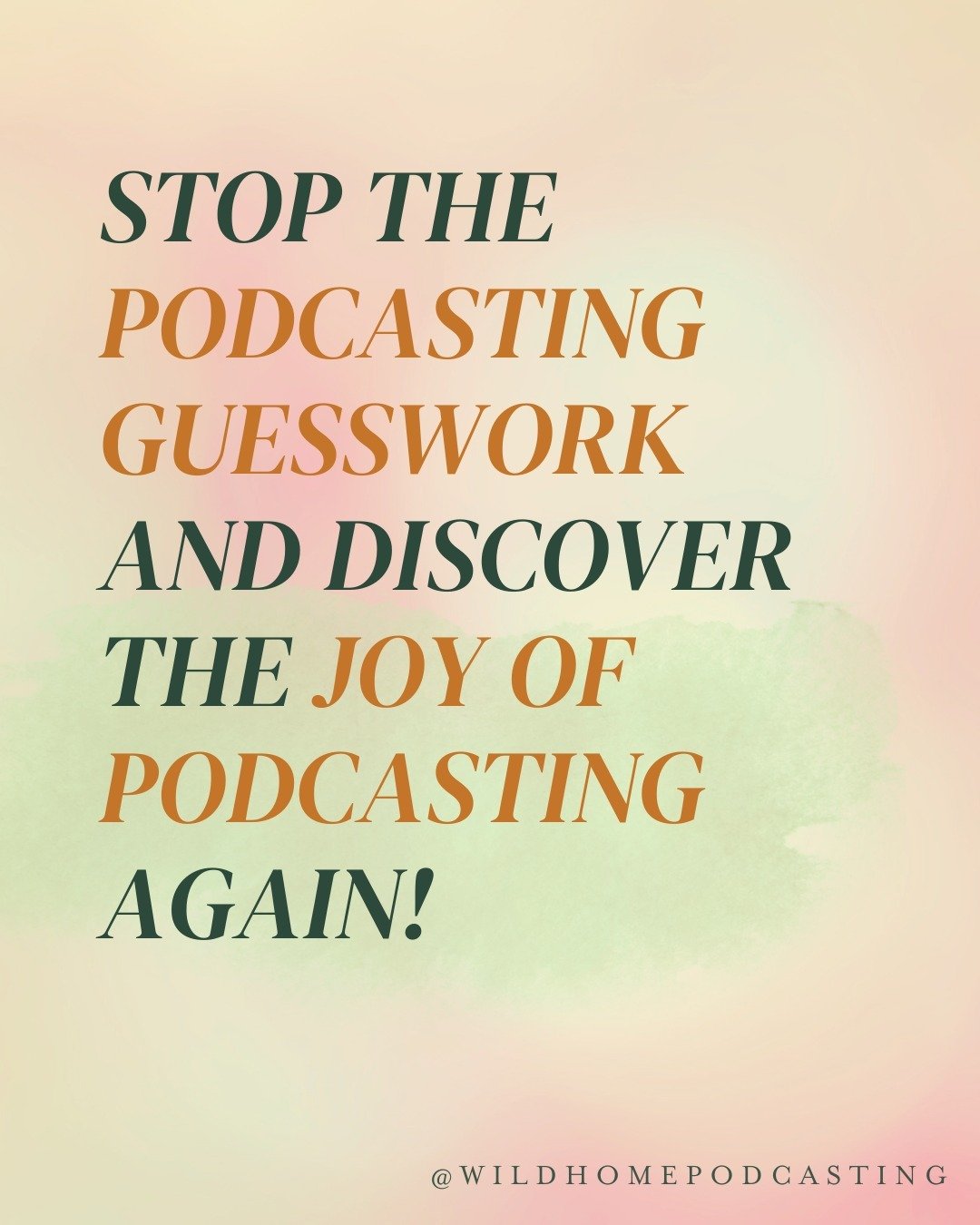 Right now, your attention is divided between your podcast and the rest of your business. Your podcast feels more like another side hustle, or stand-alone venture, than a growth tool. You don&rsquo;t know how to optimize your podcast to meet your larg