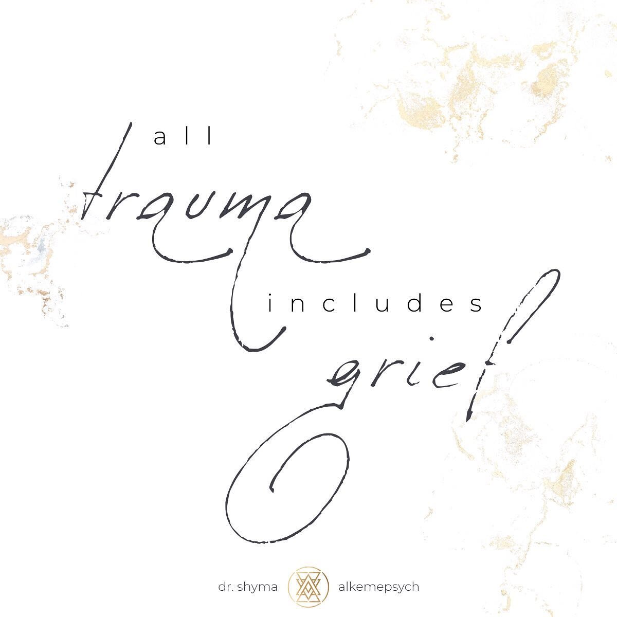 one of the reasons trauma wounds linger is because it also includes unprocessed grief.⁣
⁣
we typically don&rsquo;t think childhood trauma is related to loss, because this type of loss, unlike death, is harder to recognize. ⁣
⁣
yet, when we go through