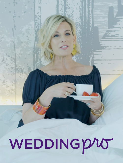 Lisa Vorce On a Bed Wedding Pro Interview