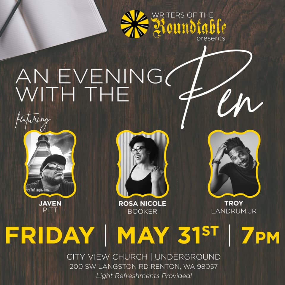 One week before my first reading!