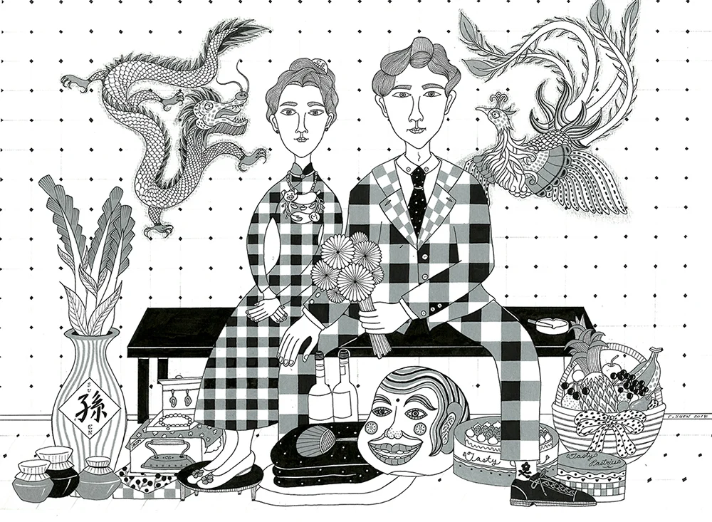 Wedding Illustration by Christina Suen at Mograg.jpg