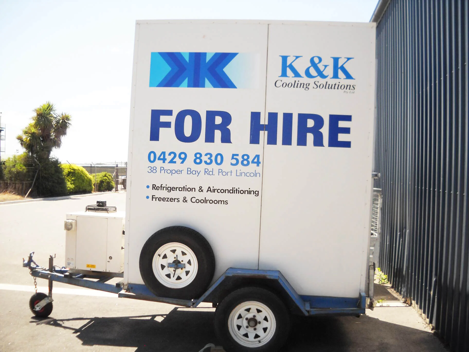 Cool Room Trailer Hire — K & K Cooling Solutions