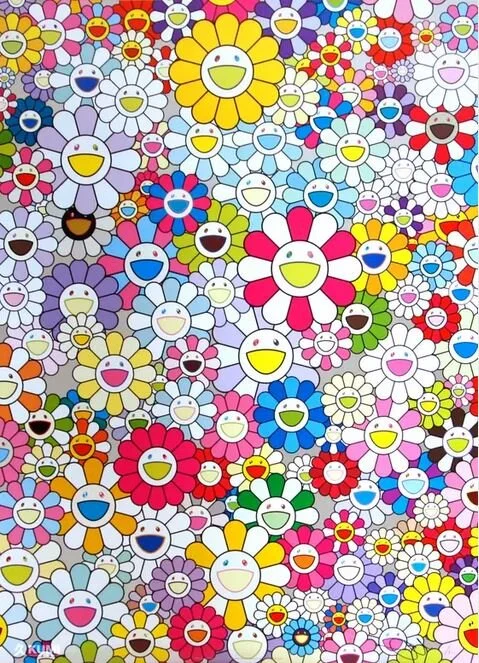 homage to yves klein-signed-print-murakami