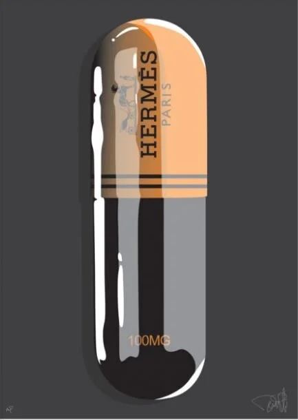 denial-hermes-pill-signed-print