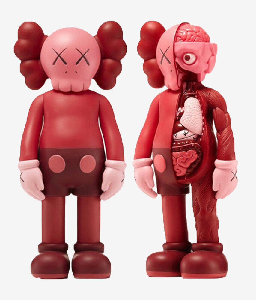 KAWS - Companion Blush Red (Set) - DNA.Gallery