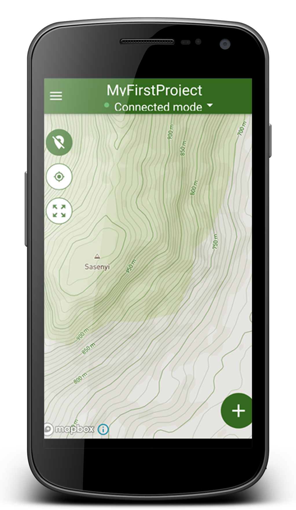   Contour lines for improved orientation  