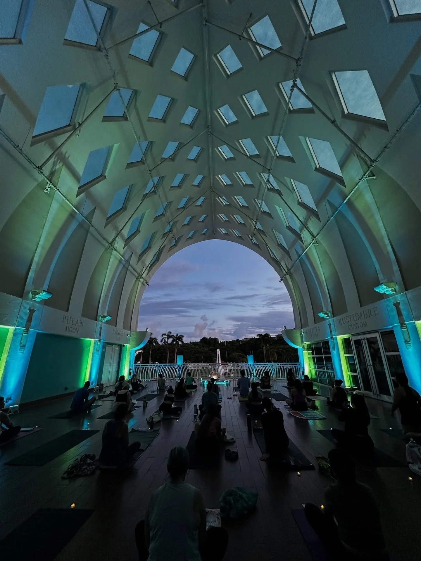 Our last 2 Full Moon Flows of the year
💫Wednesday 11/5 
💫Friday 12/5

A moon themed yoga flow + journaling + tea time all set under the beautiful atrium of the @guammuseum 

Tickets now on-sale for November. Link in bio.

📸 @anjoleen