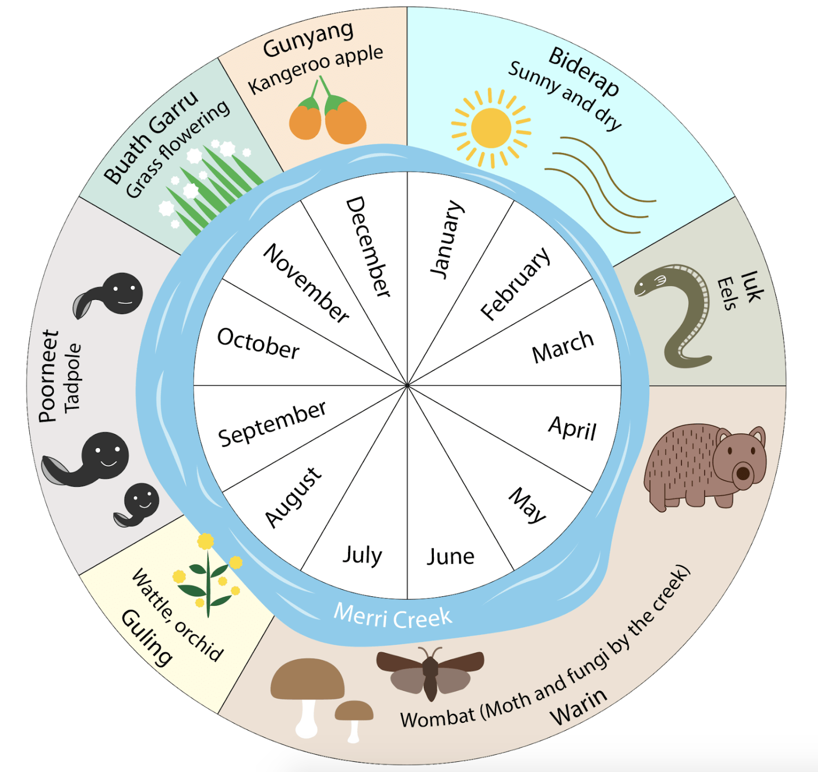 From Waring to Guling - the seasons of the Merri Creek&nbsp;