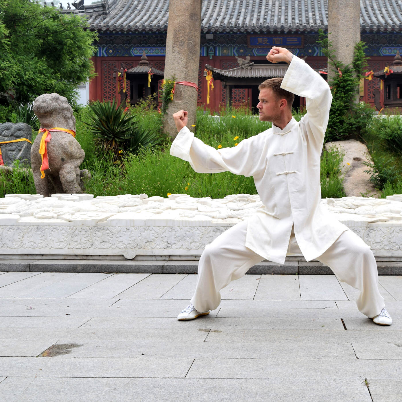 Chi & Kung Fu - Traditional, natural fabric, Tai Chi & Kung Fu outfit, handmade — Of The Dragon