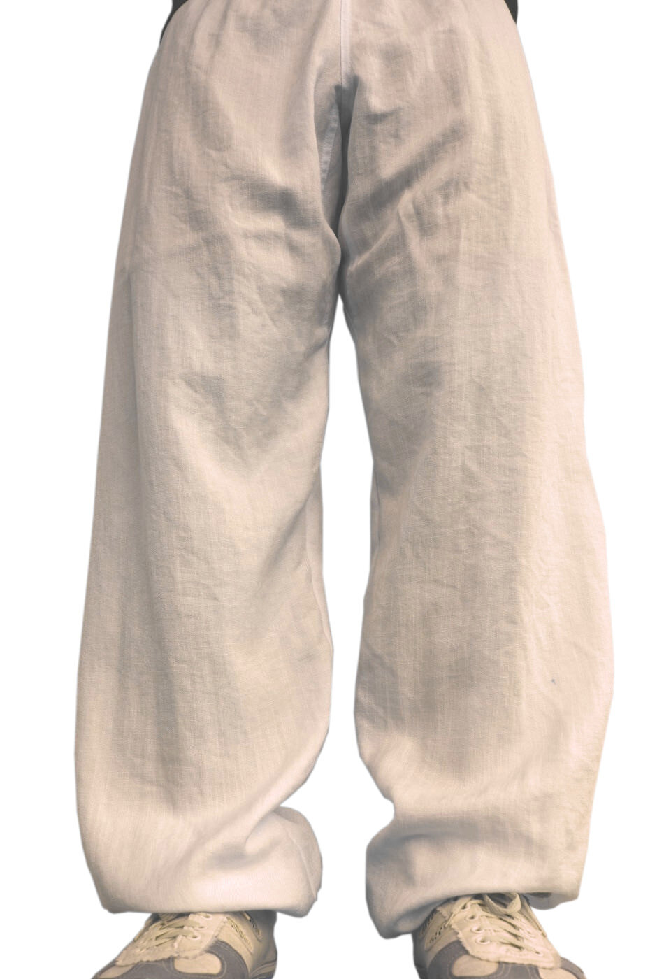 ZooBoo Men's Martial Arts Pants Kung Fu Linen Trousers Tang Suit Pants 