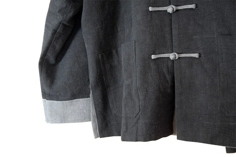 Tai Chi Jacket in Winter fabric with liner-Kungfu.JPG
