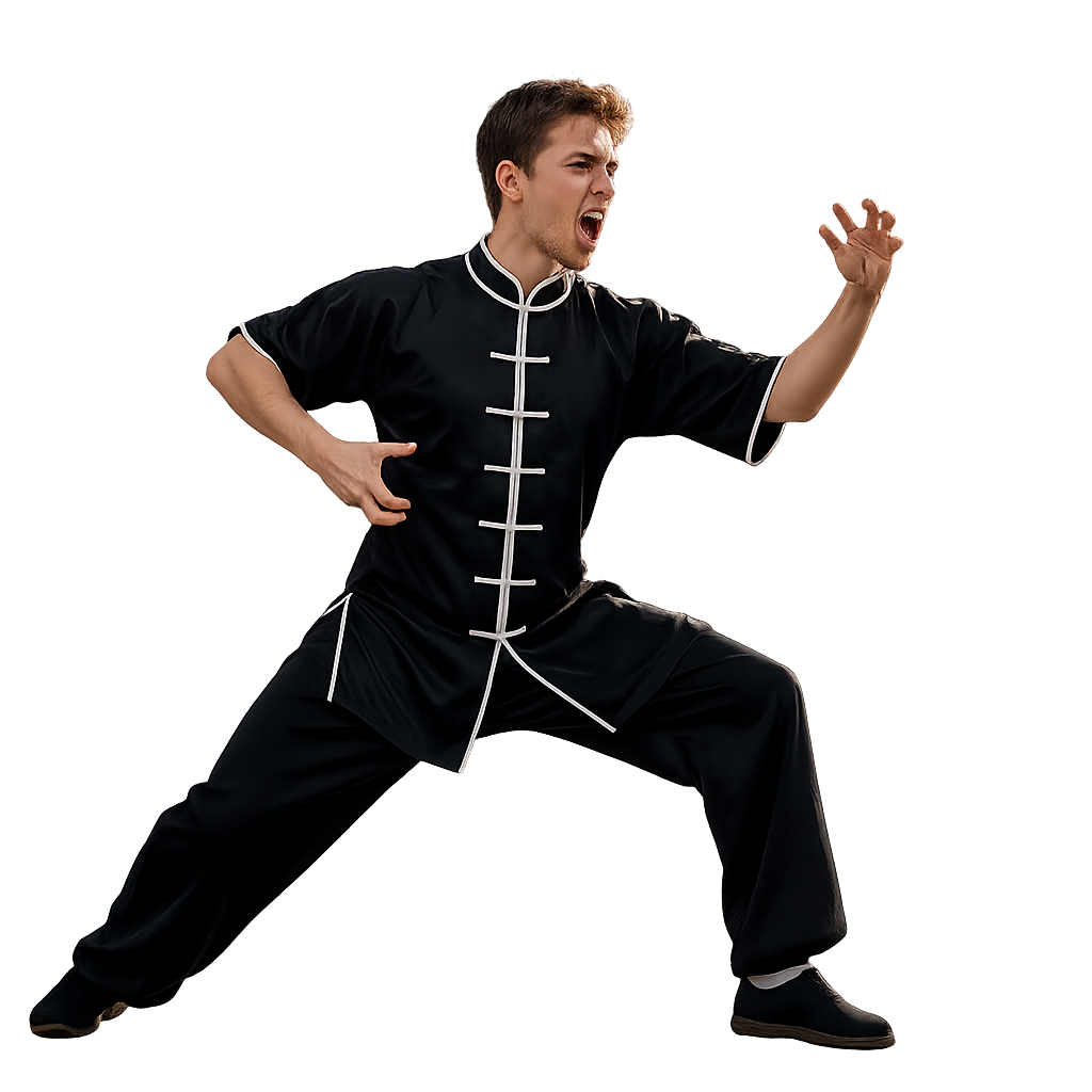 Hung Gar Kung Fu Uniform, handmade Hung Gar outfit with traditional Mandarin collar (2 pc)