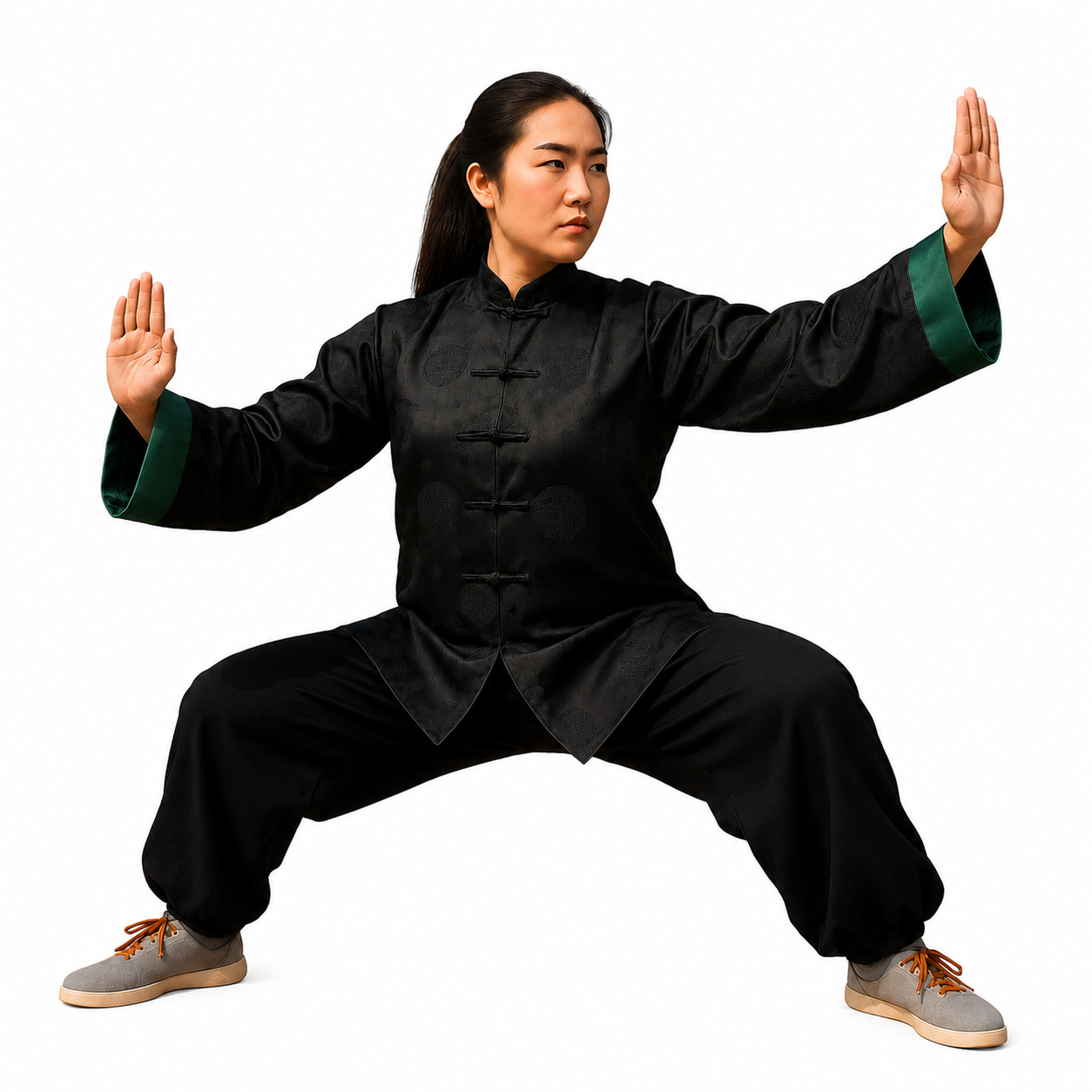 Tai Chi Outfit incl. Jacket with liner & Pants, custom-made, traditional Kung Fu jacket uniform