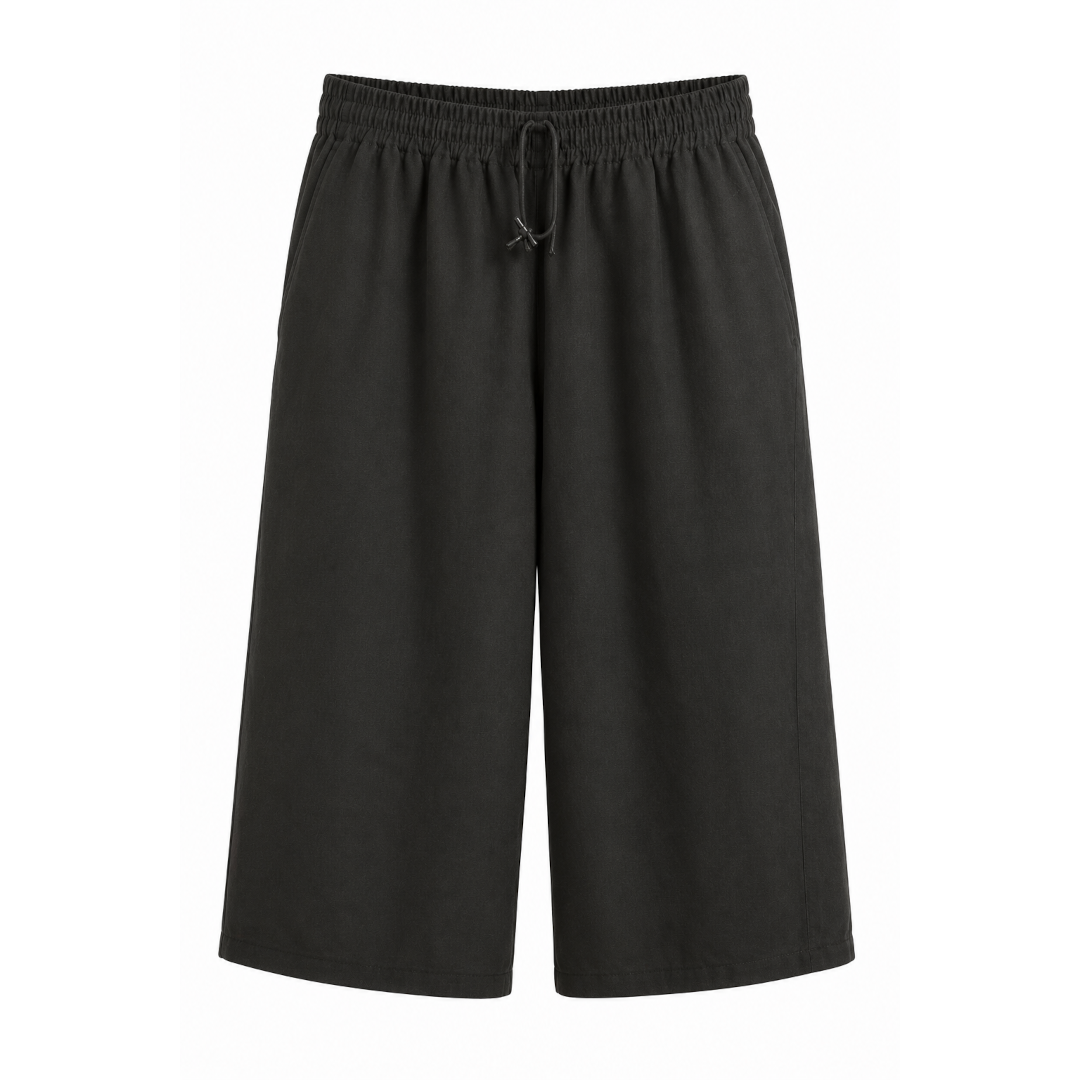 Kung-Fu-Shorts-2-3-black Tai Chi Shorts Martial Arts Shorts
