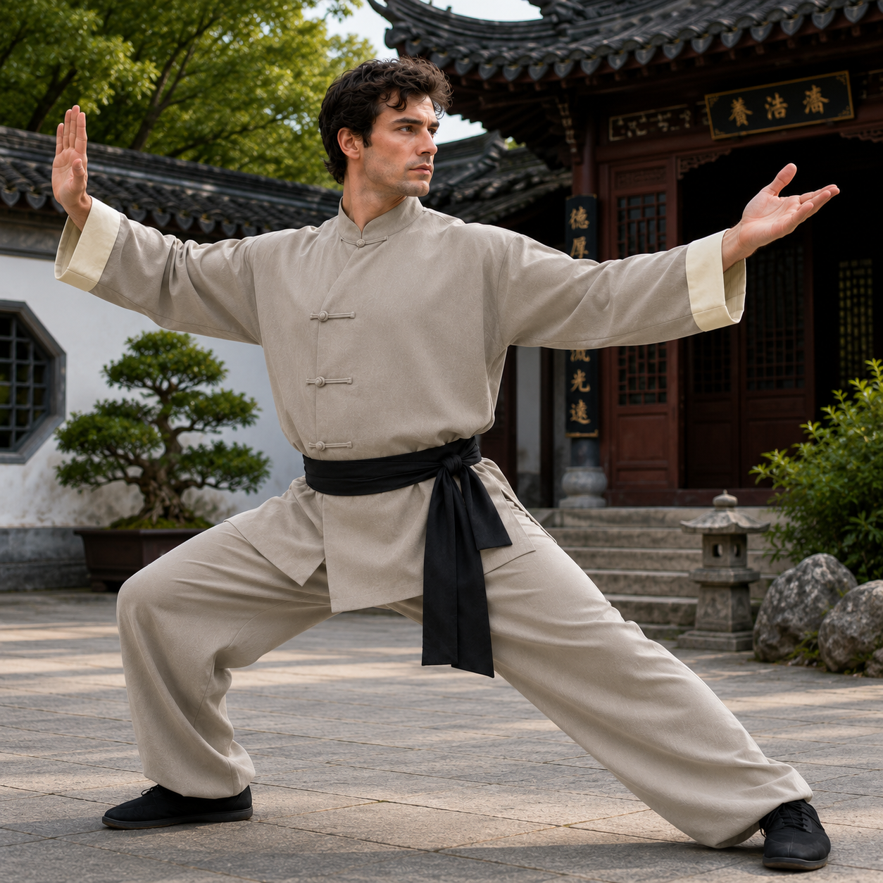 Mantis-Kung-Fu-Outfit (3 pc) Shirt, Pants, Sash
