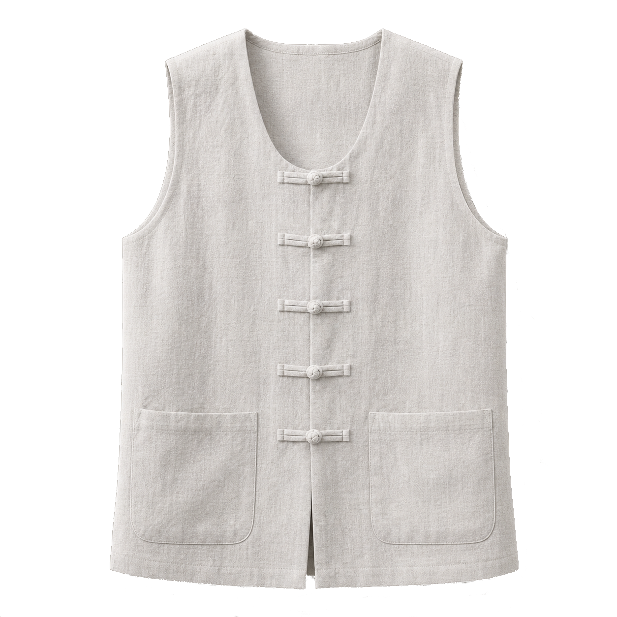 Sleeveless Tang Suit Vest with side straps