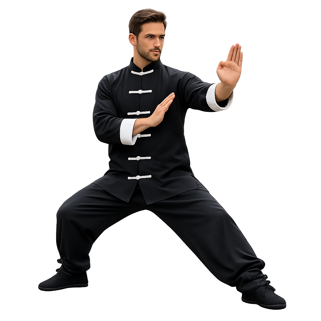 Wing Chun Kung Fu Uniform, handmade Wing Chun outfit with traditional Mandarin collar (2 pc)