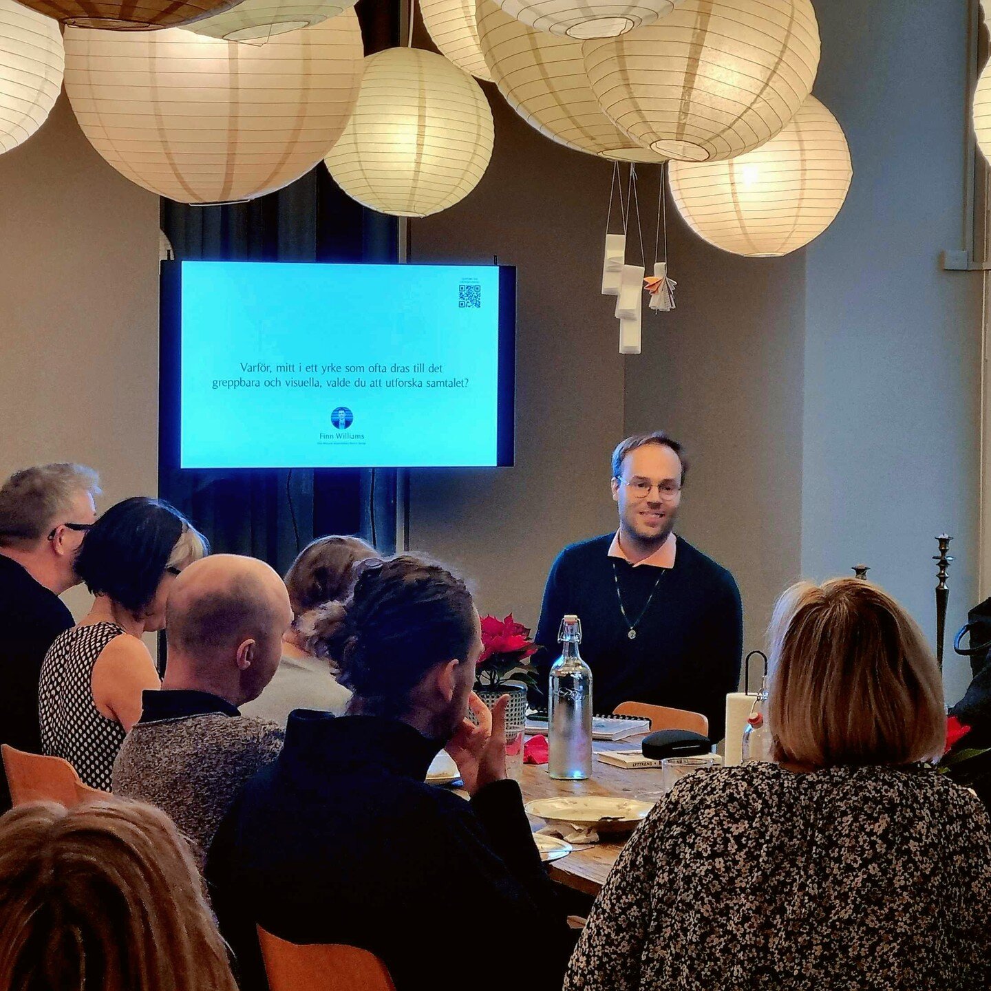 Gratitude to Gustav Magnusson for an insightful lunch lecture at Ritverkstan about the book ''Keynote Conversations'' as a part of initiating a book release crowdfunding campaign.

Check the link for more info and support the project:
https://www.kic