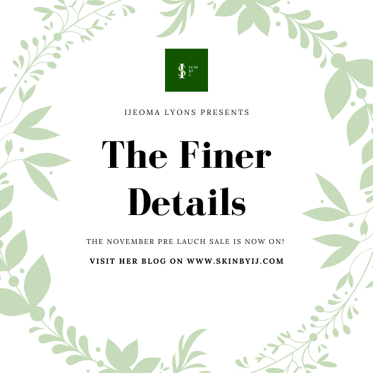 The Finer Details is Hot Off The Press!!!!