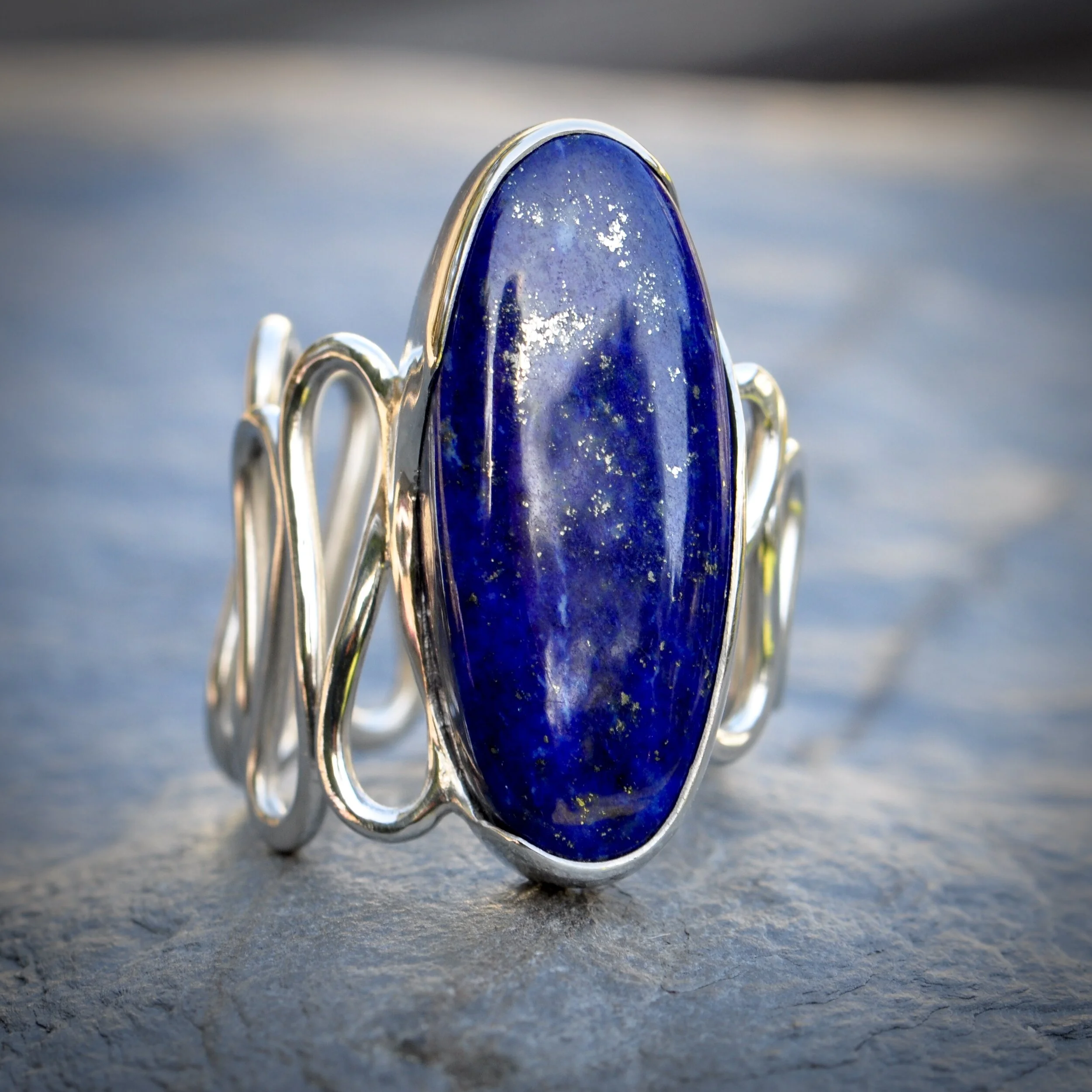 Lapis Lazuli Silver Ring