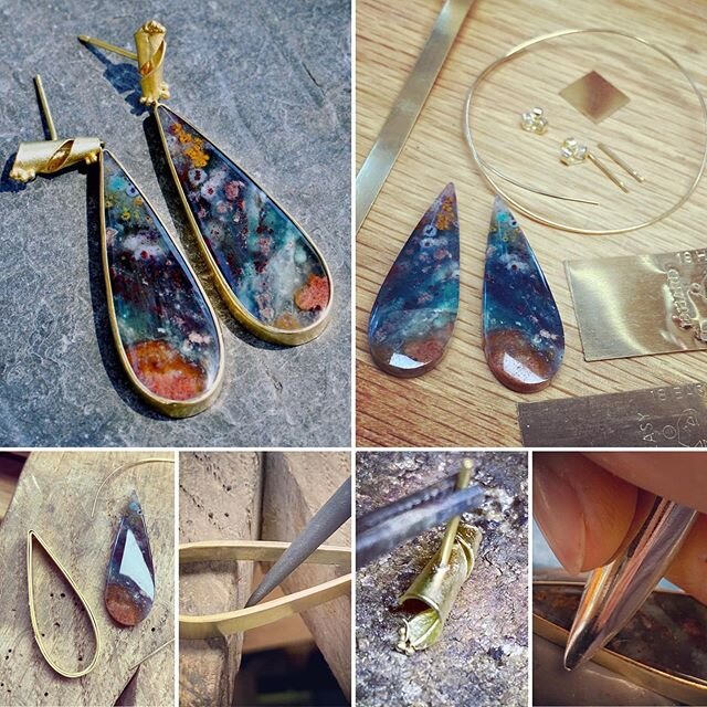 The making of 18ct yellow gold opalized wood earrings #process
.
.
@lightwave_jewellery
.
.
.
.
#gemstones #18ct #gold #goldsmith #maker #jeweller #instajeweller #jewellersbench #jewellerystudio #jewellerstools #contemporaryjewelry #modernjewelry #je