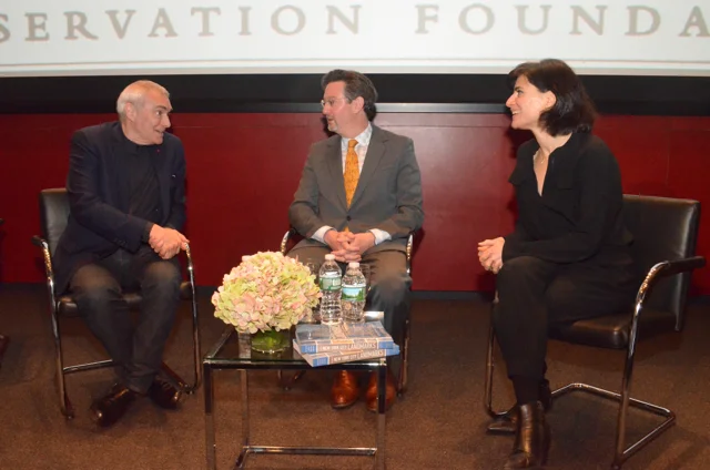 Dominique Perrault, Architect/Founder , Dominique Perrault Architecture , Justin Davidson (Moderator), Architecture Critic, New York Magazine and Amale Andraos, Architect/Founder, WORKac