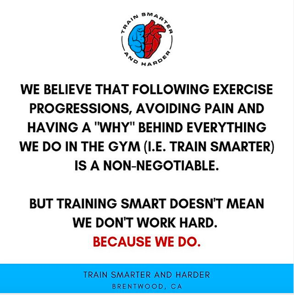 Train Smarter AND Harder