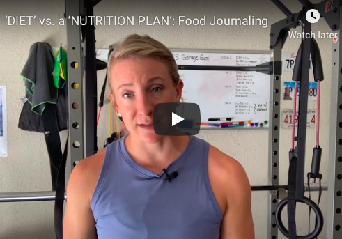  ‘DIET’ vs. a ‘NUTRITION PLAN’: Food Journaling 