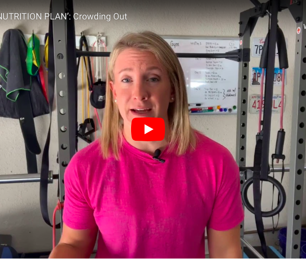 ‘DIET’ vs. a ‘NUTRITION PLAN’: Crowding Out