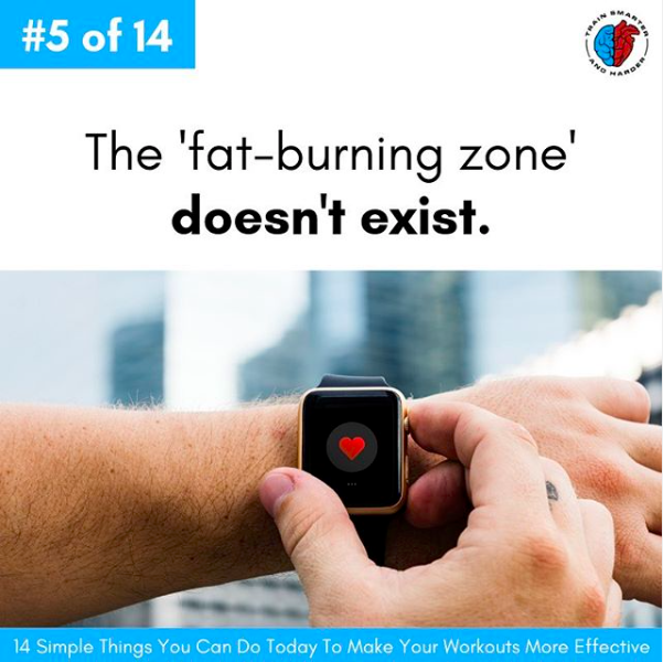 The 'fat burning' zone doesn't exist