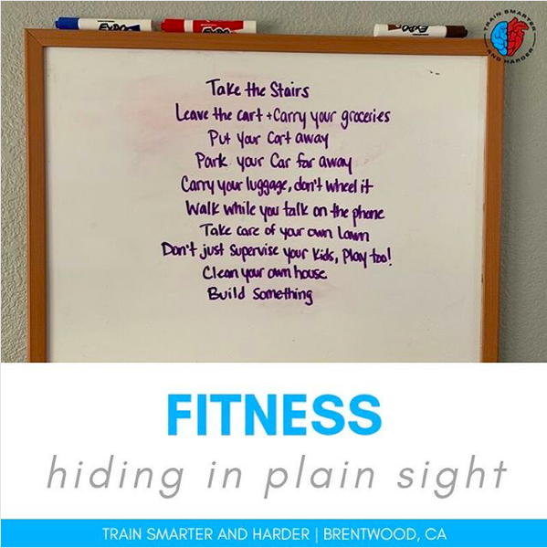 Fitness hiding in plain sight