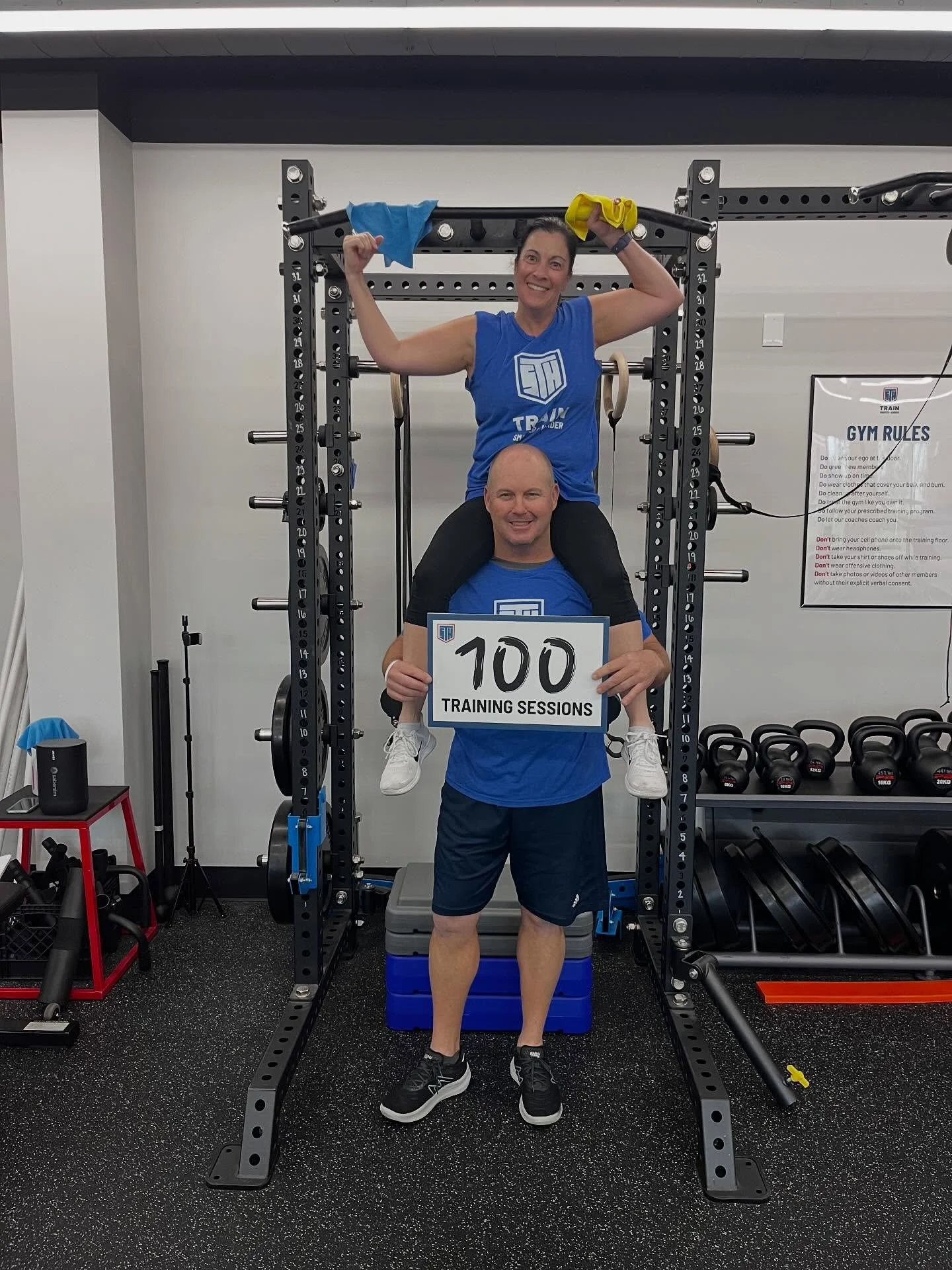 🎉 100 Training Sessions for Allison and Kevin 🎉 There&rsquo;s nothing better than having these two in your training session. They&rsquo;re committed to their training, always make it a family affair, and know how to have fun. Beyond grateful that t