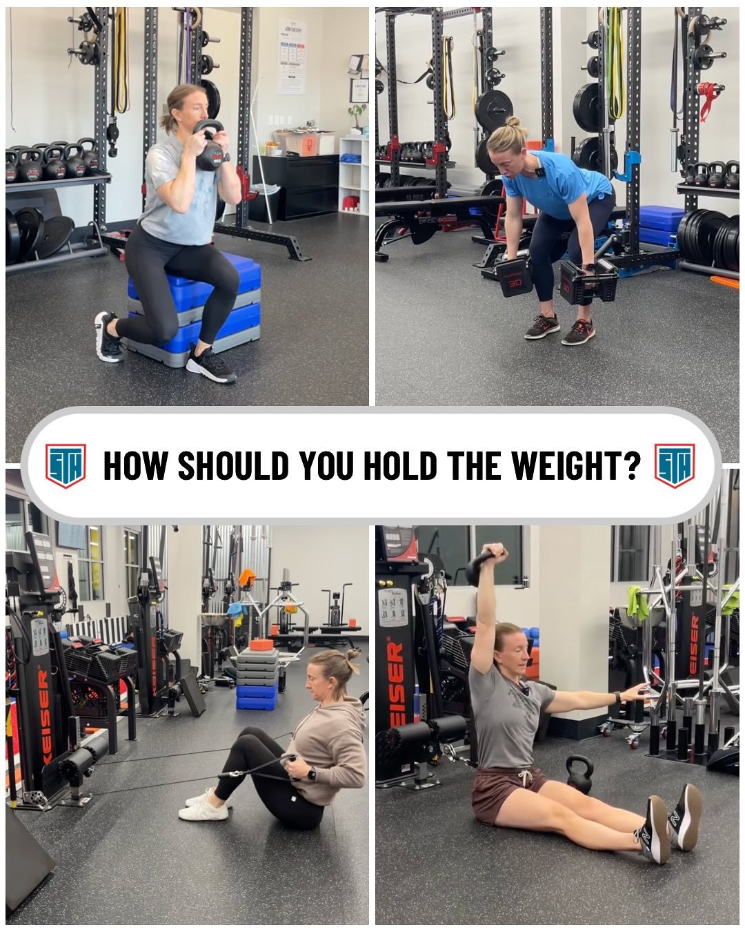 We use several different loading positions with our clients and athletes when they strength train. One is not better than another, but they all serve a purpose.

#strengthtraining #personaltraining #certifiedfsc #functionaltraining #sportsperformance