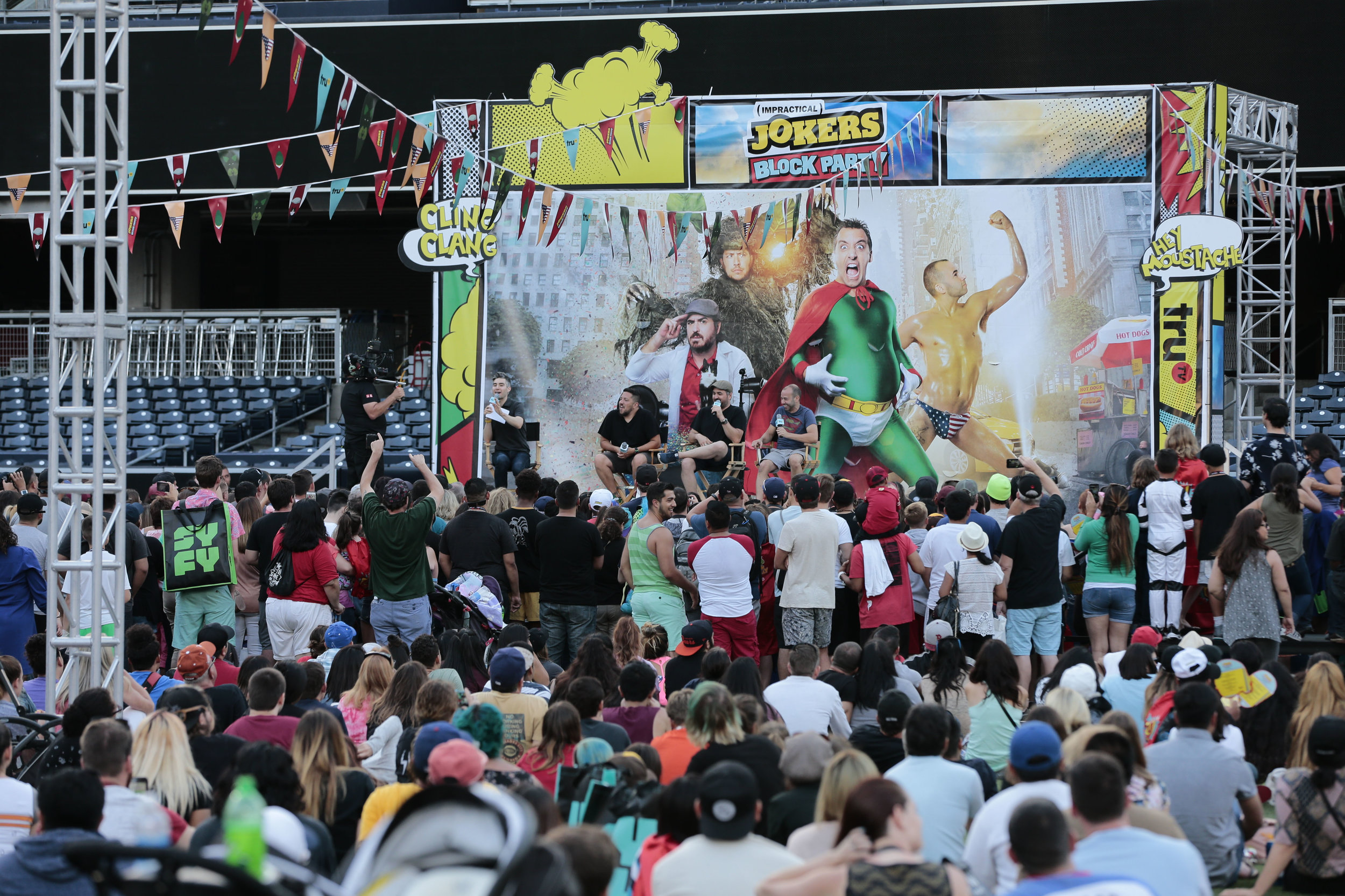  TruTV Impractical Jokers Block Party during 2017 Comic-Con International: San Diego.  