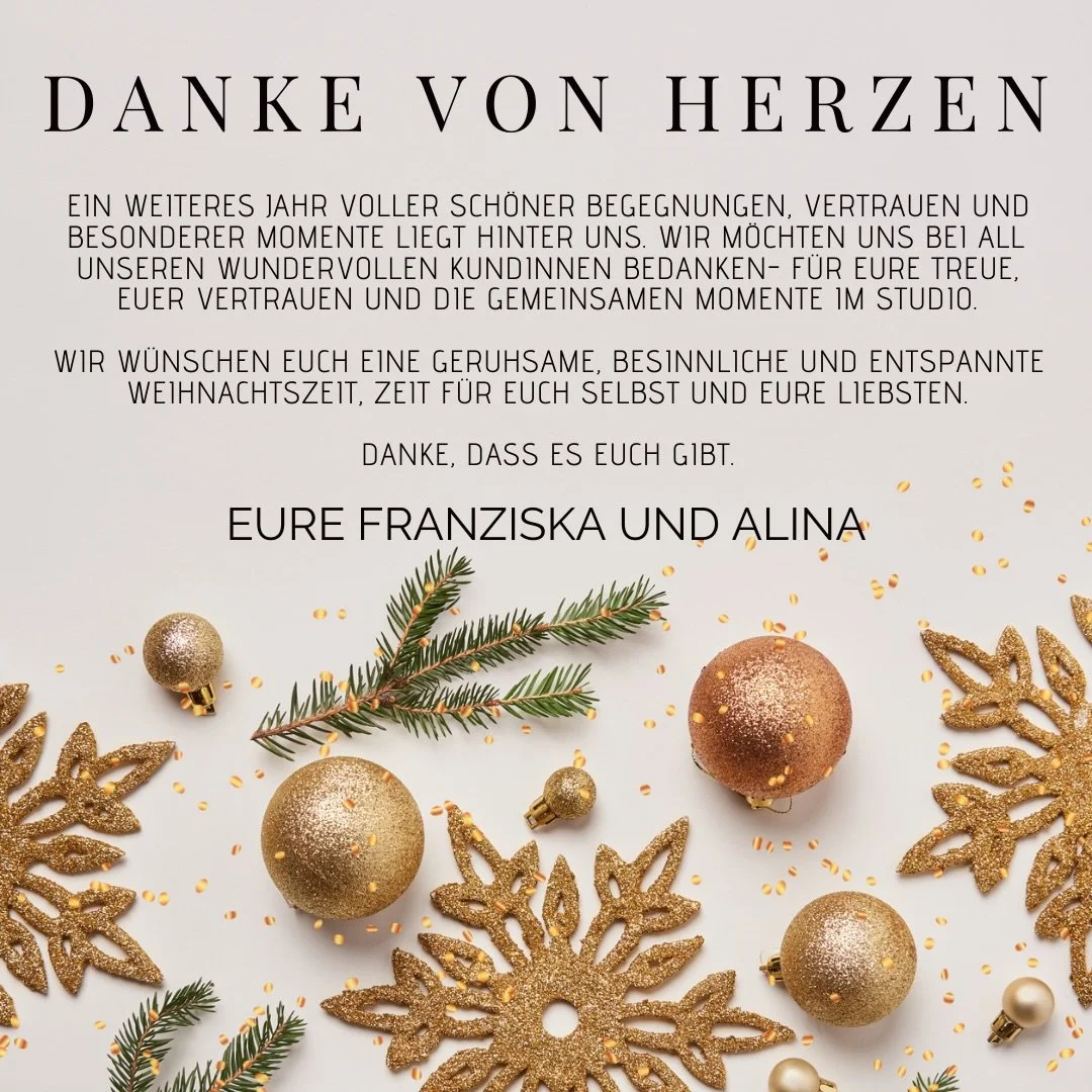 Wir w&uuml;nschen Euch und Euren Familien wundervolle Weihnachten🎄🤍

Danke, dass es Euch gibt🤍