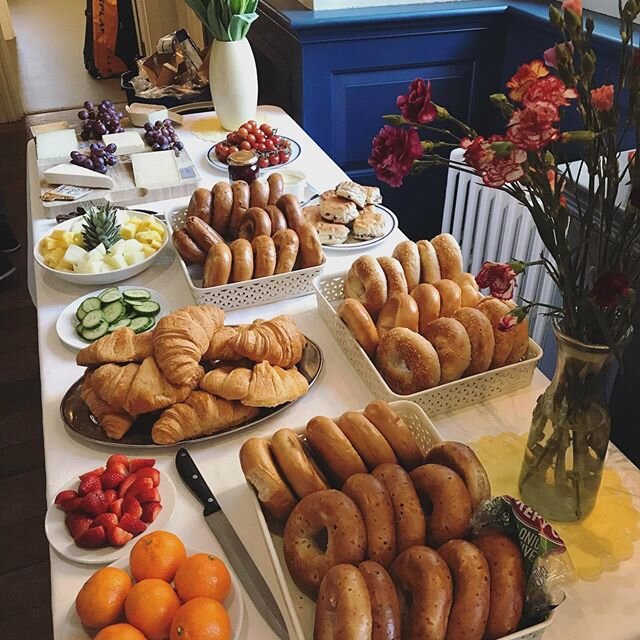 it&rsquo;s Sunday and it&rsquo;s brunch and our welfare officers Jo and Ellie are the best of the best!#peterhouse #peterhousemcr #cambridge #brunch