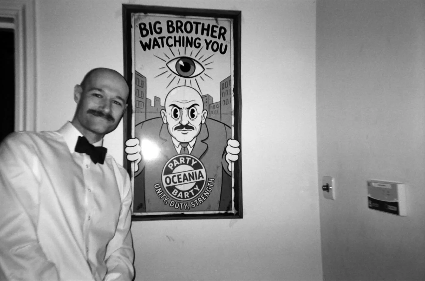 Big Brother is watching the JCR infiltration&hellip; Doubleplusungood. 👁️&zwj;🗨️