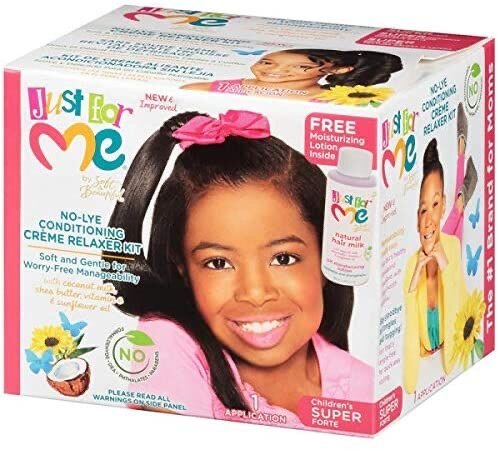 Just For Me- No-Lye Conditioning Creme Relaxer Kit