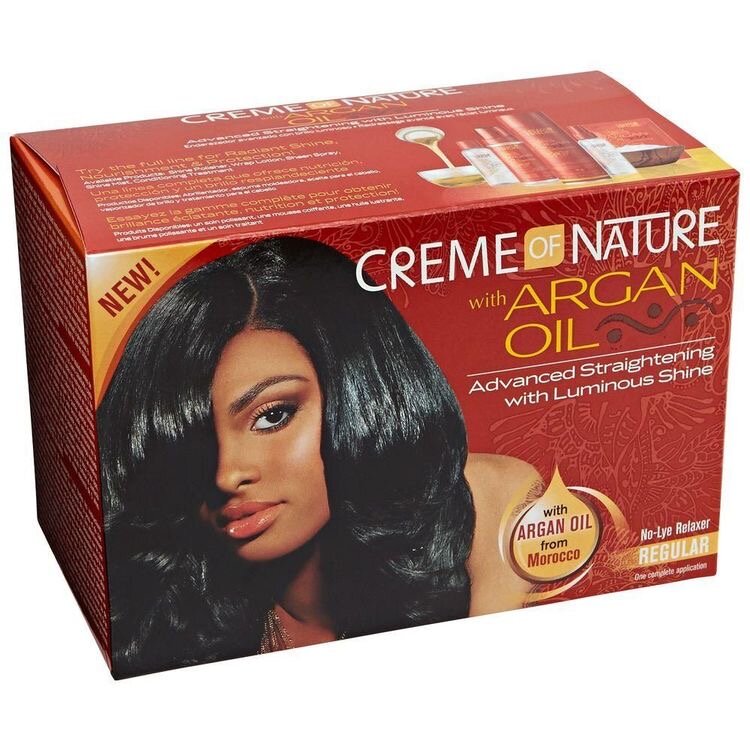 Creme Of Nature Argan Oil PLEX Strengthening Relaxer System 