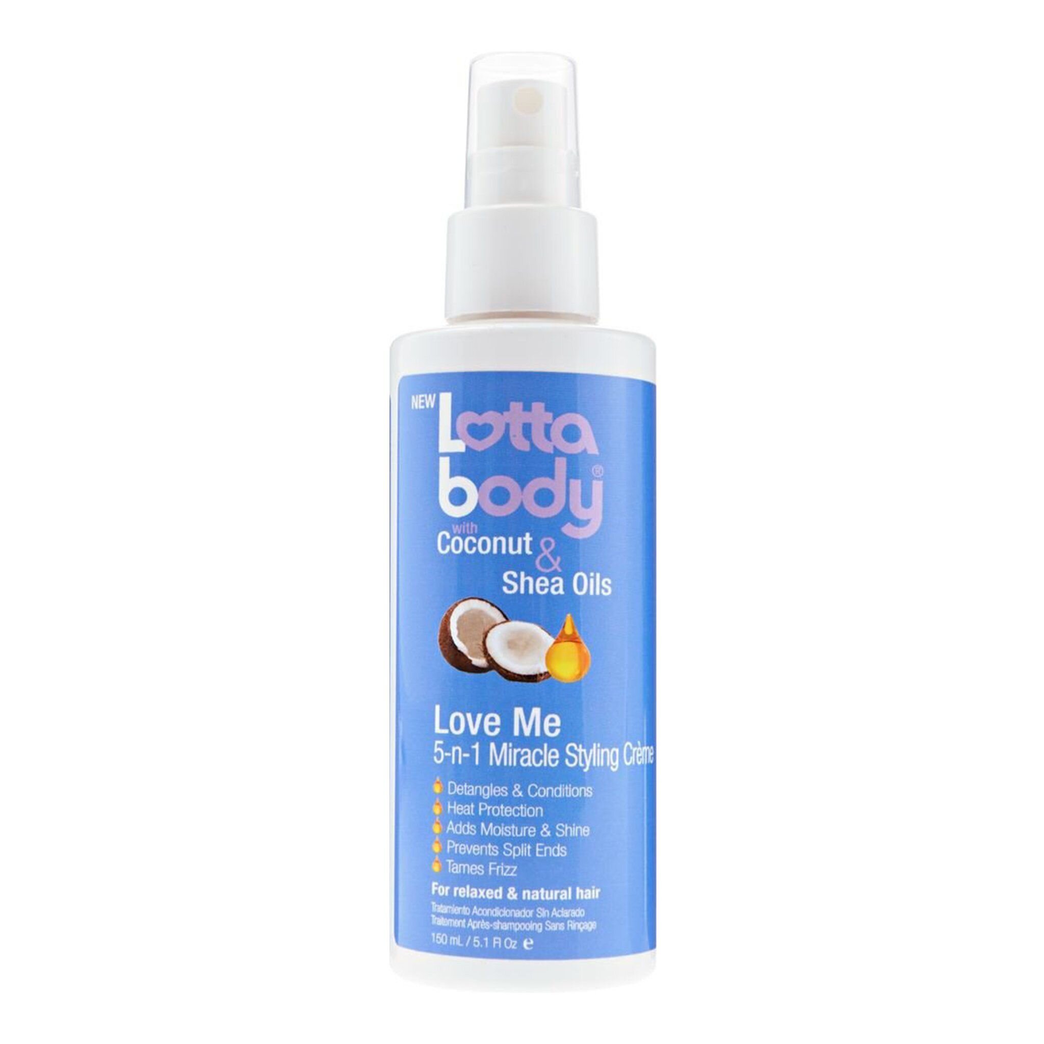 Lotta Body ( Cococnut &amp; Shea Oils) Love Me 5-n-1 Leave-In Treatment