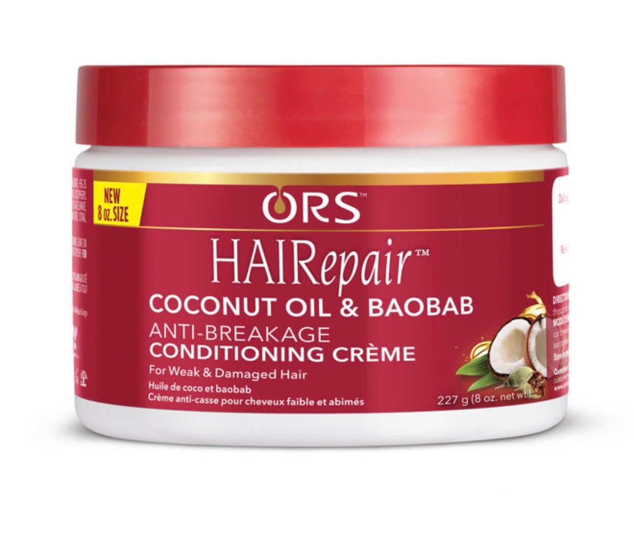 ORS HaiRepair ( Coconu Oil &amp; Baobab ) Anti Breakage- Conditionning Creme 227g