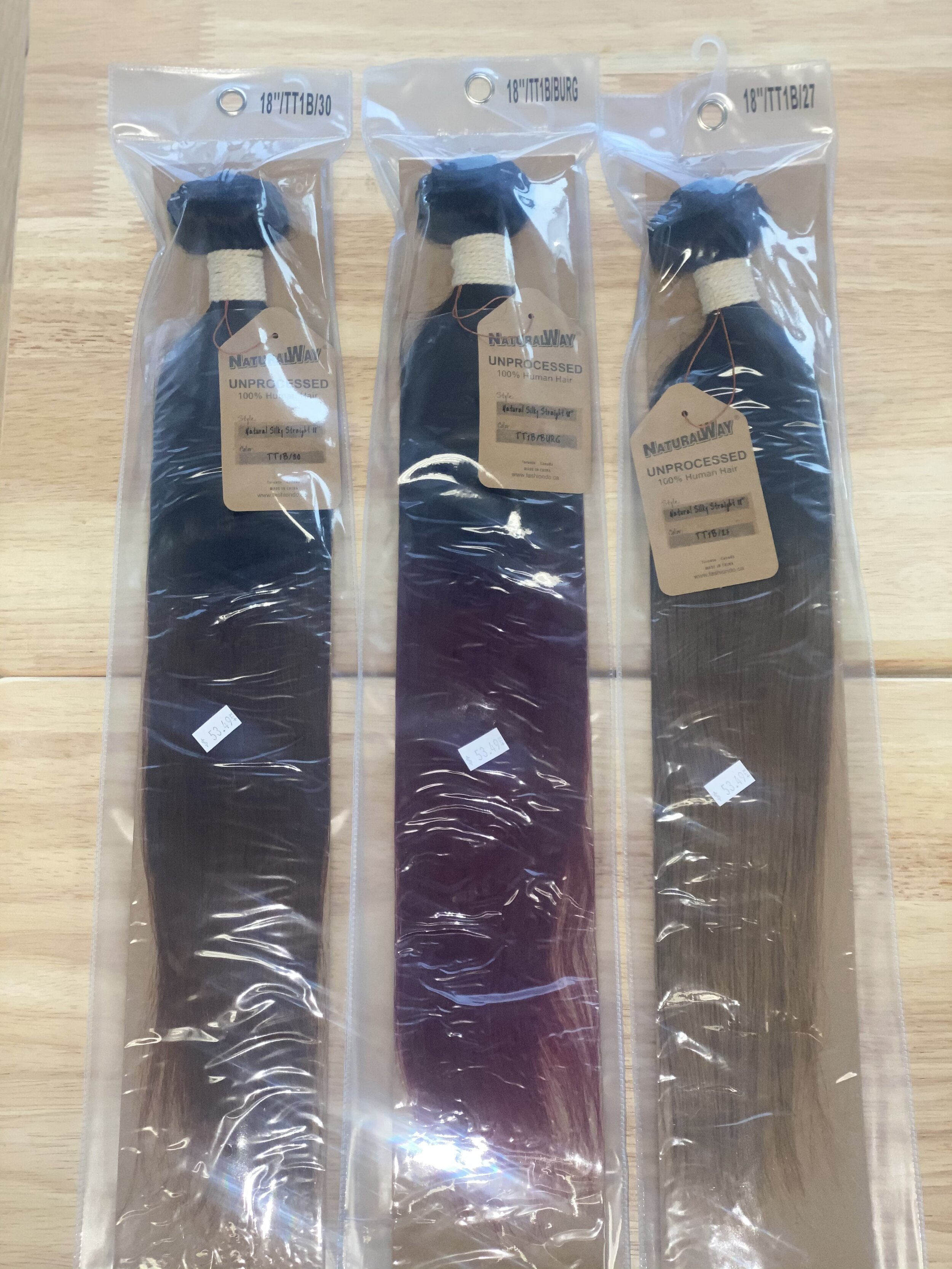 Natural Way Unprocessed 100% Human Hair 18 pouces