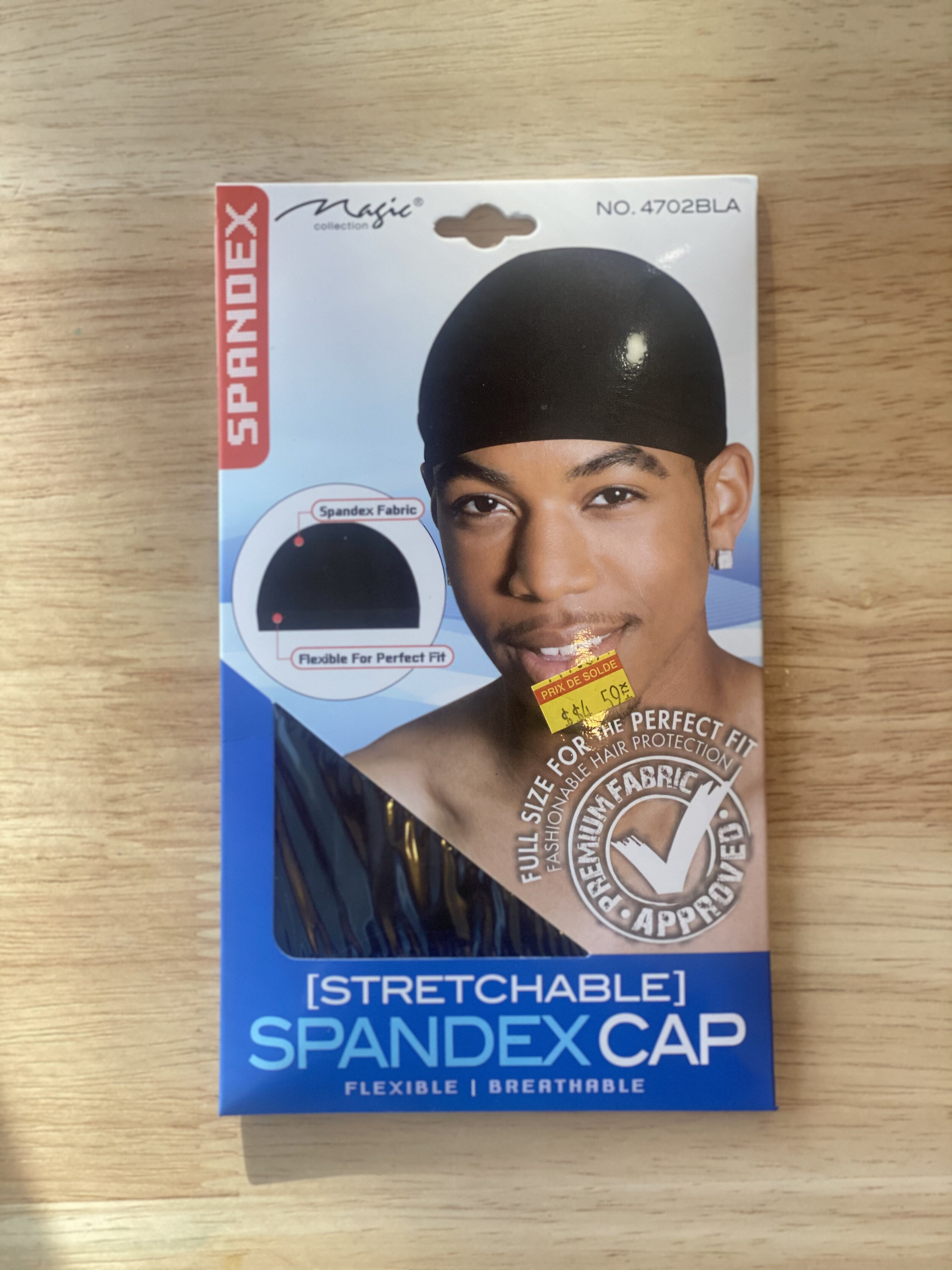 Spandex cap