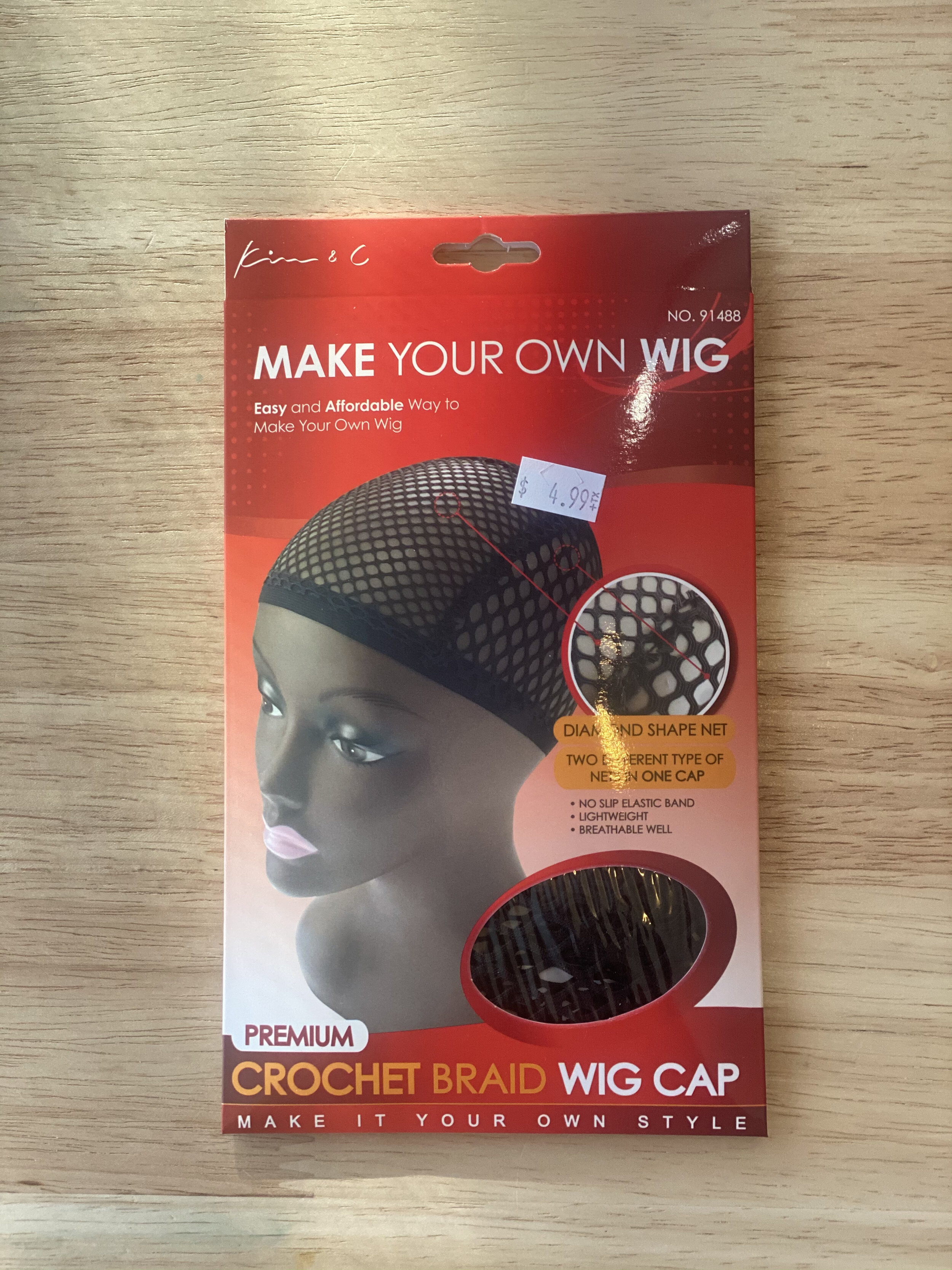 Crochet braid wig cap