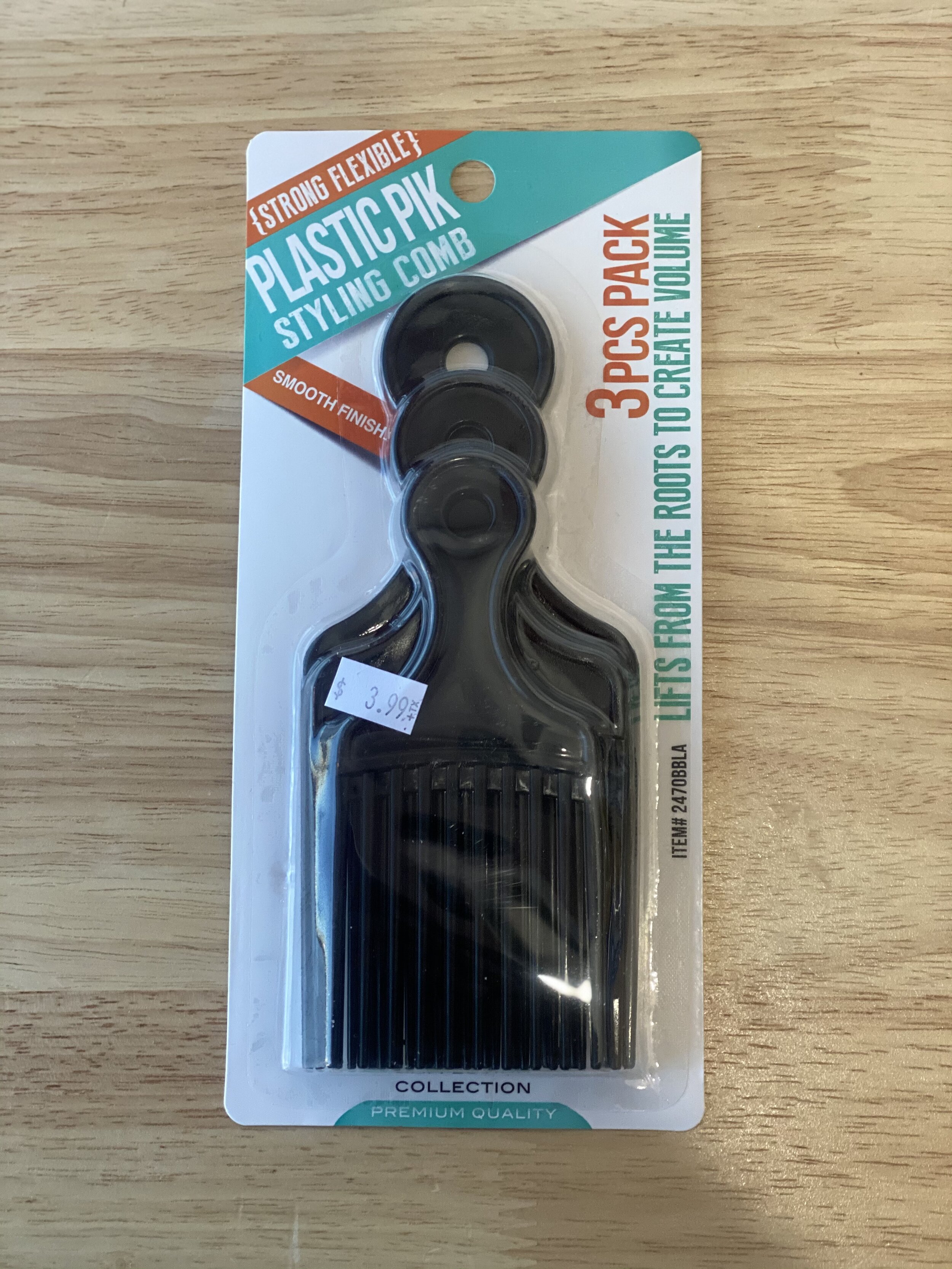 Metal &amp; Plastic Pik Styling Comb