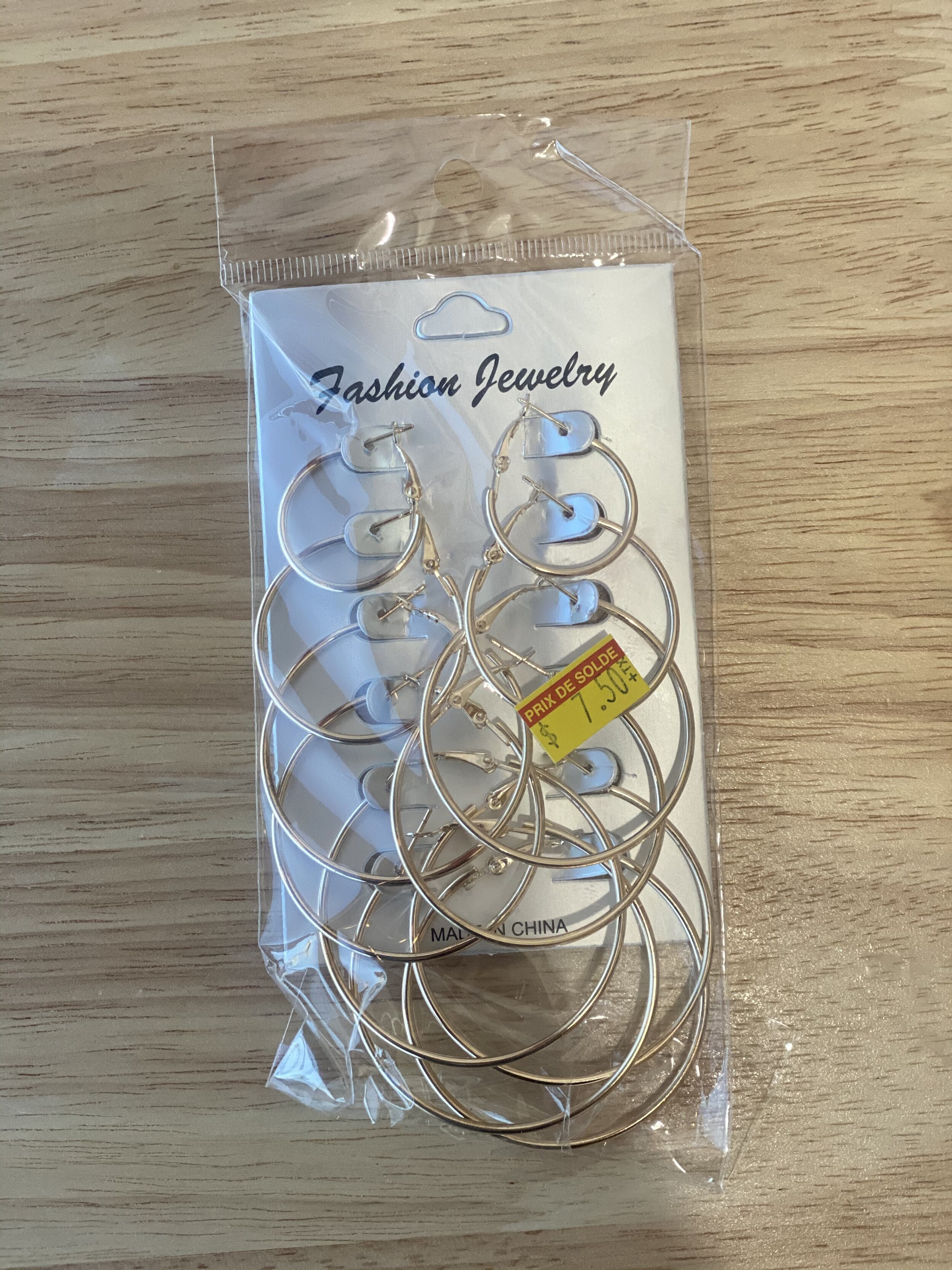 Ensemble de 5 boucles 