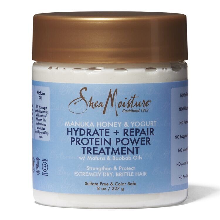 shea moisture (Manuka Honey &amp; Yogurt ) Hydrate + Repair Protein Power Treatment 